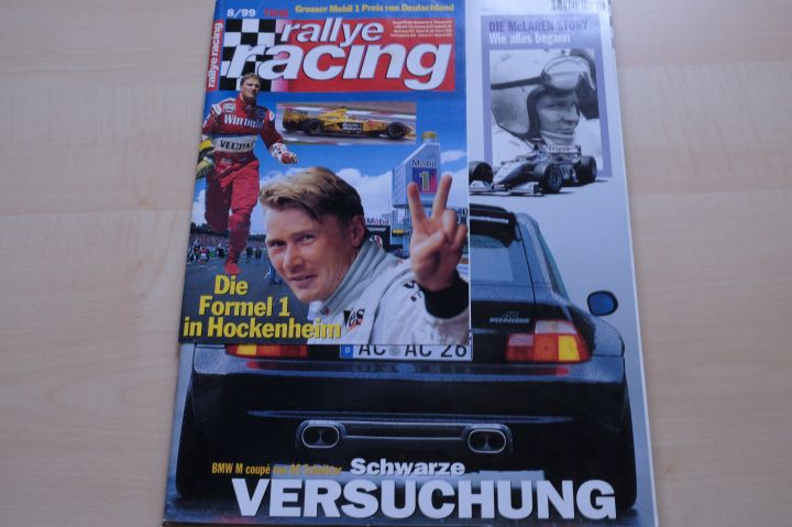 Deckblatt Rallye Racing (08/1999)